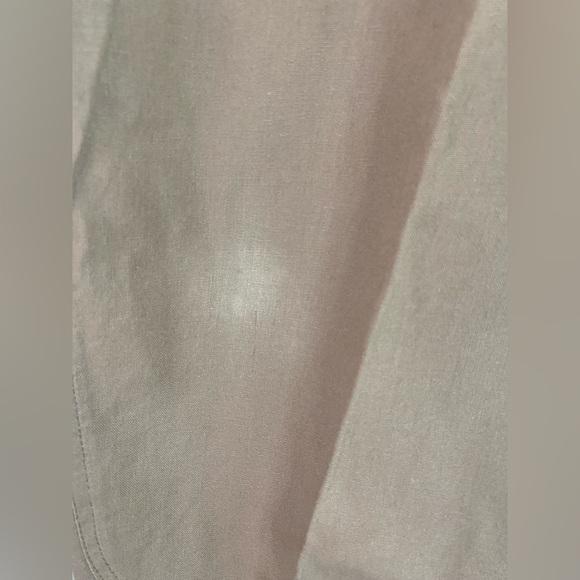 Vintage Forenza High Waisted Pleated Pants Criss Cross Waist Khaki Tapered 29" - Picture 6 of 10